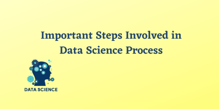 Important Steps Involved In Data Science Process